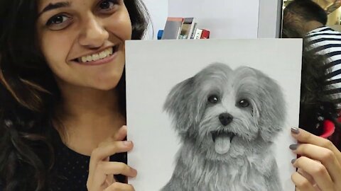 Hyper-Realistic Dog Sketch