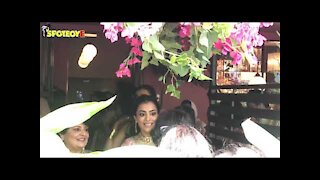 Kajal Aggarwal Enjoys Her Mehendi Ceremony | SpotboyE