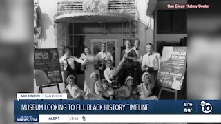 San Diego museum looking to fill Black history timeline