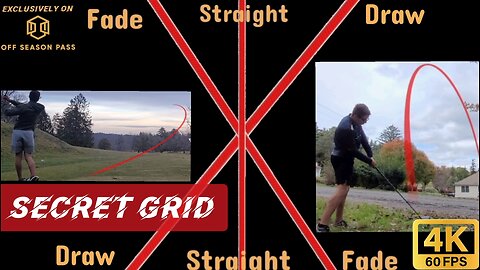 Use this Simple Grid To fix your Downswing/Takeaway in GOLF | S1 Ep23 OFF SEASON PASS (Teaser)