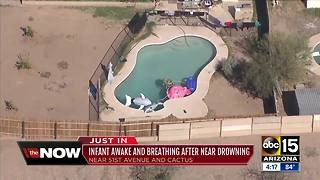 One-year-old pulled from pool in Phoenix