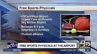 Free sports physicals offered at Sky Harbor's walk-in clinic