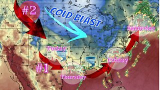 2 Huge Storms Coming Bringing Significant Impacts & Cold Weather!