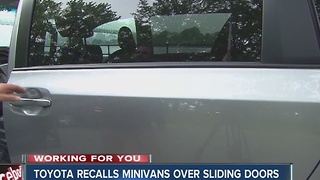 Toyota recalls minivans