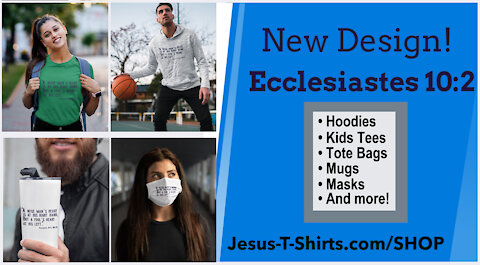 New Ecclesiastes T-Shirt Mockup Video #28 by Jesus T-Shirts