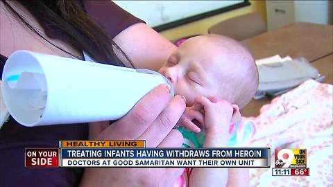 Treating infants experiencing heroin withdrawal