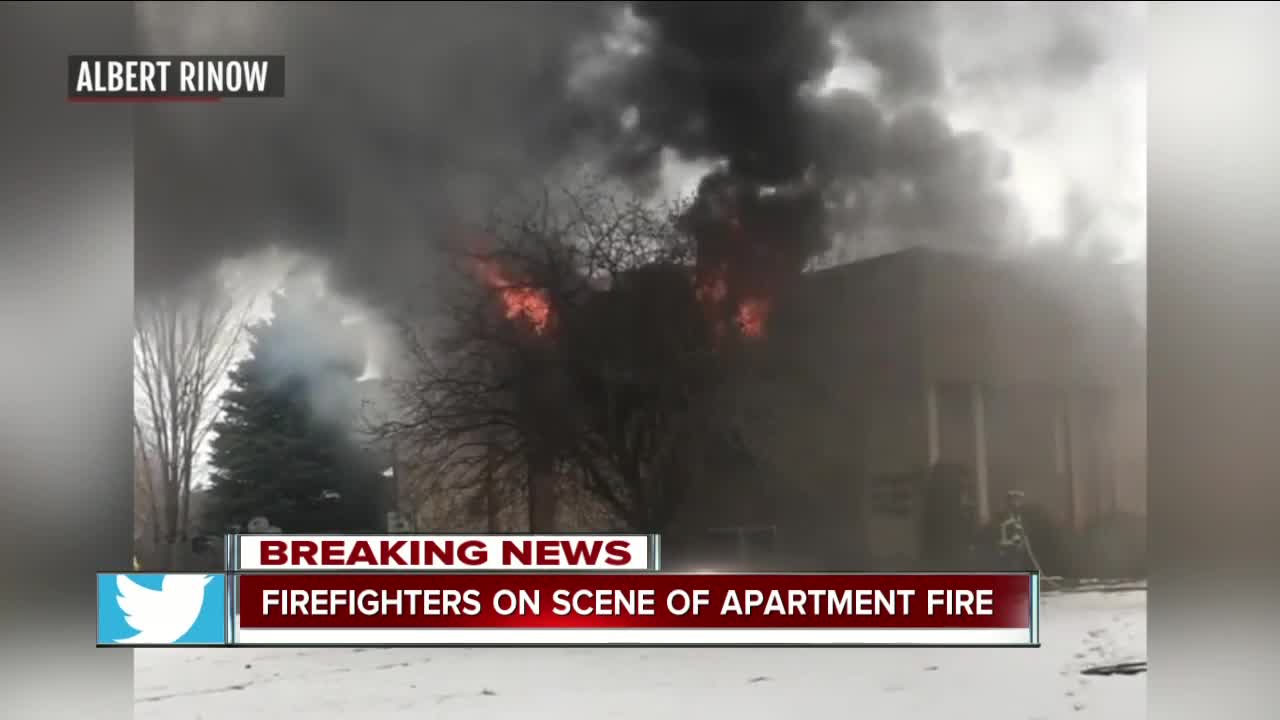 Two people hurt in Lockport apartment fire