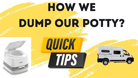 How We Dump Our Potty with Tips for RV Dump Stations