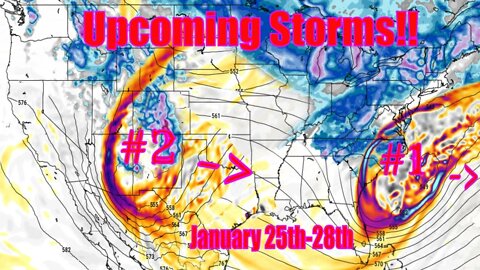 Next 2 Storms Coming! Ice & Snow Storm Update - The WeatherMan Plus Weather Channel