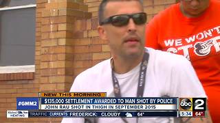 Man shot by Baltimore City police officer gets $135,000 settlement