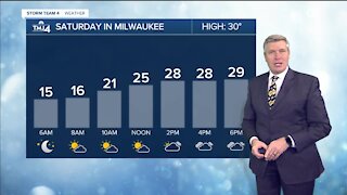 Windy with evening freezing drizzle on Saturday