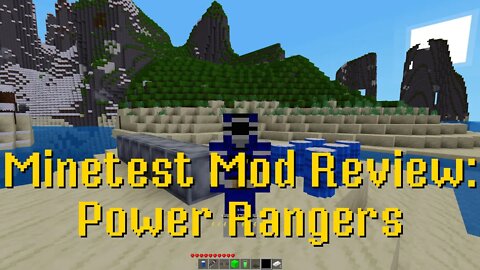 Minetest Mod Review: Power Rangers