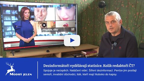 Dezinformátoři vydělávají statisíce. Kolik redaktoři ČT