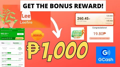 FREE P1000 SA LEEFIRE! | HOW TO USE LEEFIRE | LEEFIRE REVIEW | GCASH WITHDRAW