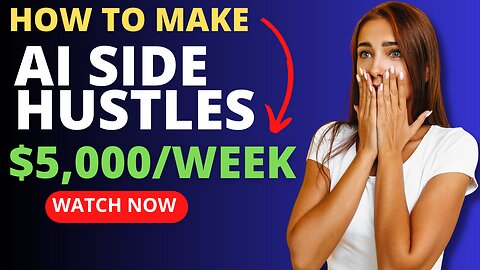10 AI SIDE HUSTLES | How To Make Money Online in 2023 | EASY