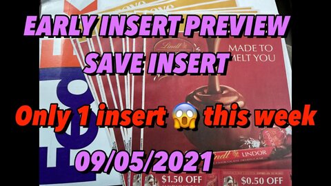 EARLY INSERTS PREVIEW | Only 1 I sent this week #earlyinsert