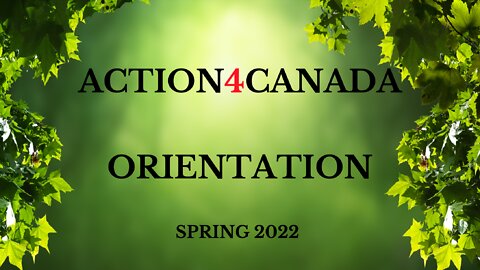 Action4Canada 2022 Orientation