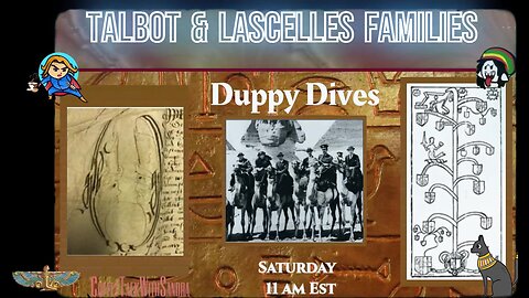 "Talbot & Lascelles Families" | Duppy's Dives... | Sandra & Duppy 11:00am EST