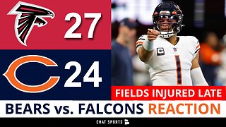 Justin Fields INJURED? Full Reaction After Chicago Bears' Week 11 Loss vs. Atlanta Falcons