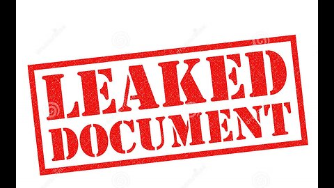 DHS leaked documents.