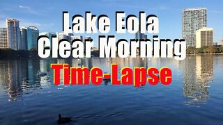 Lake Eola Clear Morning Time Lapse