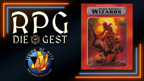 Overview of Ralph Bakshi's Wizards TTRPG | #RPGDieGest #shorts