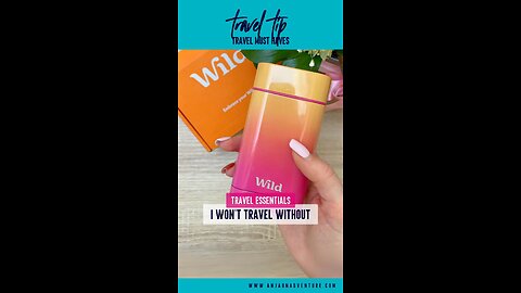 Travel essential I won’t travel without | #ugccreator #travelcontentcreator #wildrefill