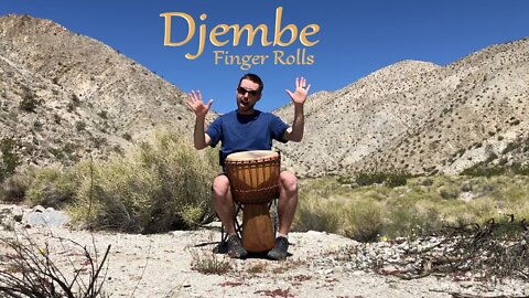 Djembe Finger Rolls | Nature Drumming | 3-Minute Djembe Meditation