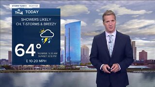 Showers continue Wednesday afternoon