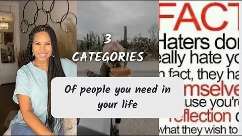 The 3 Categories of people you NEED in your Life!