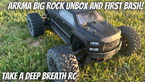 Arrma Big Rock 4x4 3S BLX Unboxing and First Bash Session!