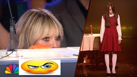 Happy Halloween! 🎃 Heidi Klum HID from this SCARY talent! | AGT 2023