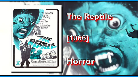 The Reptile (1966) | HORROR | FULL MOVIE