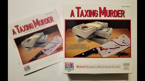 A Taxing Murder Jigsaw Puzzle Time Lapse *Spoiler*