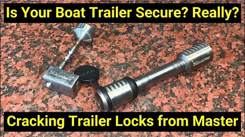 🔒Lock Picking ● Is Your Boat or RV Trailer Secure? Single Pin Picking Hitch & Trailer Locks