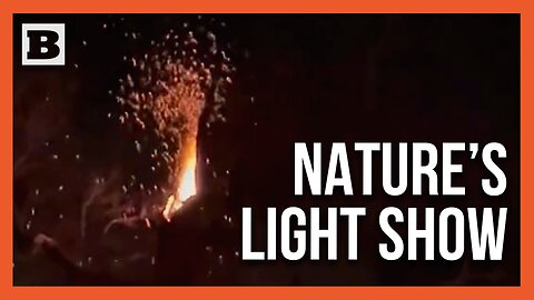 Lightning Strikes: Tree Sparking "Like Fireworks" Stuns Onlookers