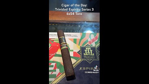 Cigar of the Day: Trinidad Espiritu Series 3 6x54 Toro Box Press #Short #Cigars #Shorts #Cigar