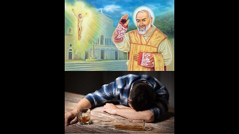 Padre Pio heals addiction/physical ailment