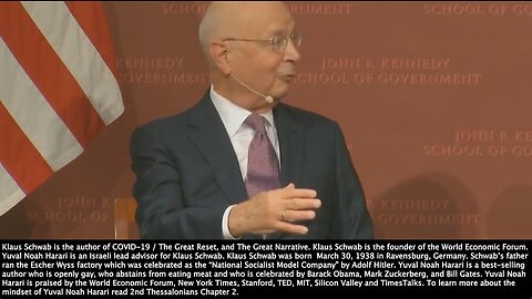 Klaus Schwab | "Mrs. Merkel, Vladimir Putin, They Have All Been Young Global Leaders of the World Economic Forum. We Are Very Proud of the Young Generation Like Prime Minister Justin Trudeau. I Know Half of His Cabinet Are WEF Young Global Leaders.&q