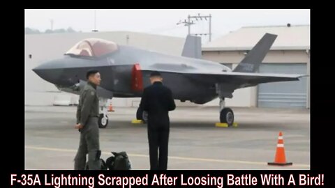 F-35A Lightning Scrapped After Loosing Battle With A Bird!