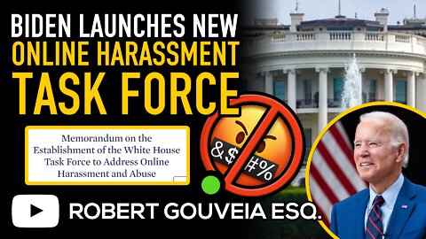 Biden Launches New Online Harassment Task Force