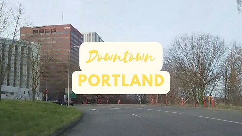 Driving out of Downtown - Portland, Oregon & Chill Music