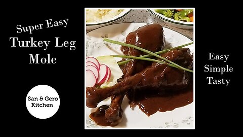 Super Easy Turkey Leg Mole Recipe