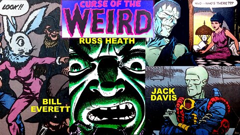 EC-Atlas Precode Comic Book Artist JACK DAVIS- CURSE of the WEIRD Pt Two