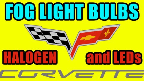 C5 Corvette Fog Light Bulb Replacement 1997-2004