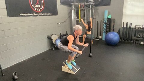 Technique Tuesday: (Macebell-Slant Board Squat & Biceps Drop)