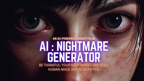 AI : Nightmare Generator | AI-Powered Short Film