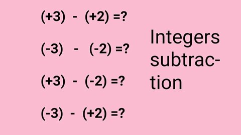 integers subtraction ,post, ,#purnank, #6th class, #integernumber
