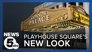 Playhouse Square unveils designs for new marquees for theaters