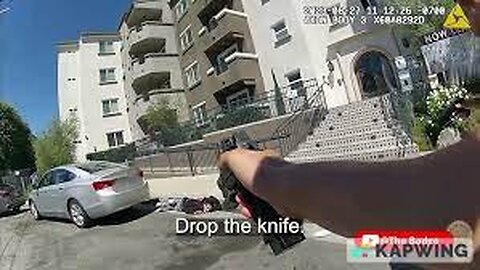 LOS ANGELES, POLICE SHOOTS MAN WITH KNIFE!! ; Angel Ledesma